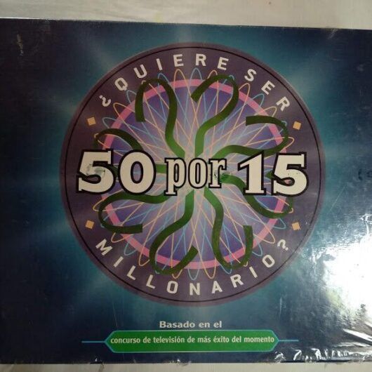 50 por 15 ¿Quieres ser millonario?Juego de mesa de Matel Nuevo y precintado