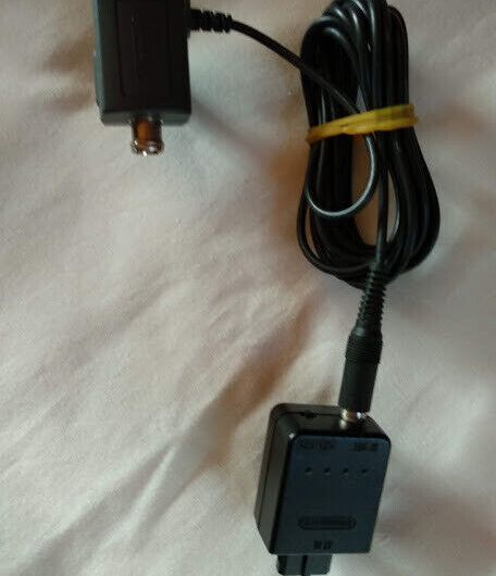 Cable RF antena y adaptador cable ORIGINAL NINTENDO  como nuevos (29)