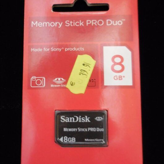 Memory Stick Pro Duo 8 GB nueva y precintada.