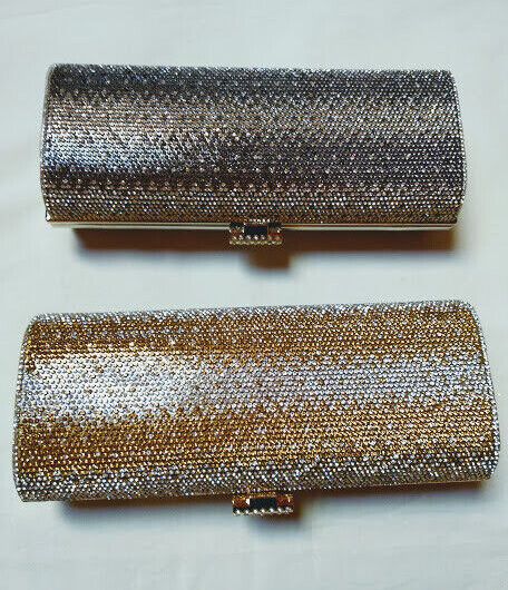 Bolso fiesta,clutch,cartera de mano mujer plateado y dorado Nuevo