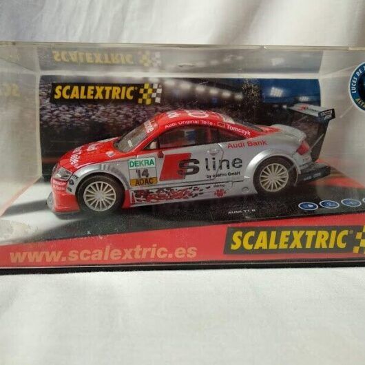 SCX Scalextric Audi TT-R DTM " Tomczyk" Ref 6139  1/32 Nuevo