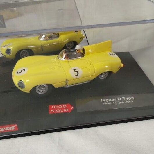 SXC Scalextric Jaguar D-Type Mille Miglia 2001 Carrera ref 25708  1/32  Nuevo