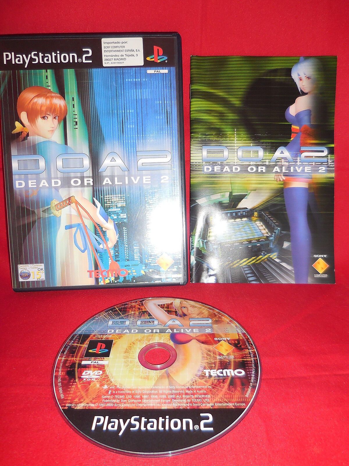 Dead or Alive 2 playstation 2 segunda mano