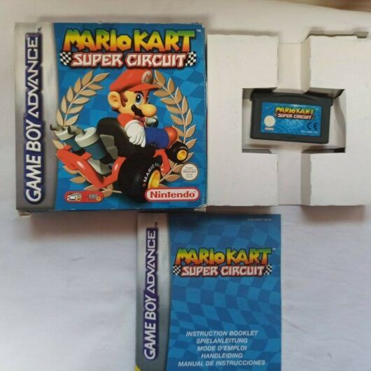 MARIO KART SUPER CIRCUIT COMO NUEVO GB ADVANCE Pal ORIGINAL(156)