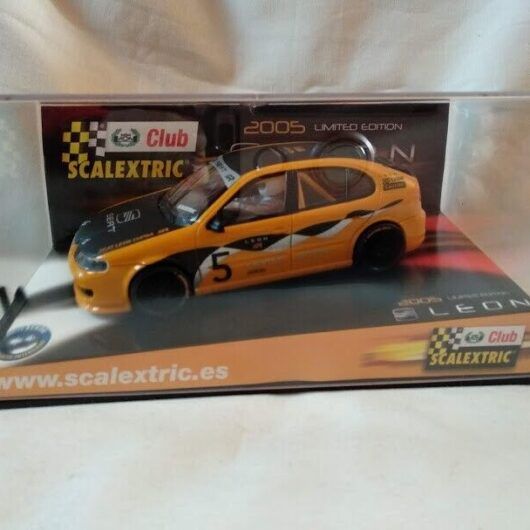 SCX Club Scalextric 2005 Seat Leon edicion limitada 1/32 Nuevo (109)