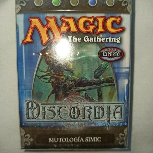 Mazo  60 cartas Discordia Mutologia Simic cartas Magic Nuevo y precintado(156)