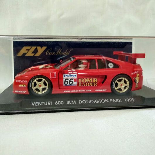 SCX Venturi 600 SLM Donington Park 1999 Ref A18  Fly  1/32  TOMB RAIDER.New(94)