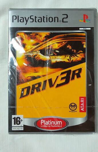 Driv3r nuevo y precintado para playstation 2 Pal precinto y caja rota