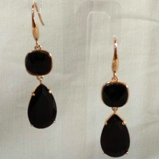 Pendientes bisutería mujer largos modelo Lagrima presión Nuevos