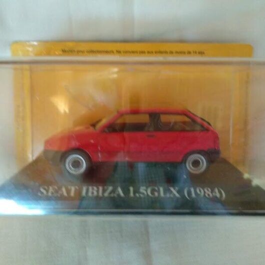 Seat Ibiza 1.5 GLX  (1984) Red-Rojo escala 1/43 Nuevo con caja
