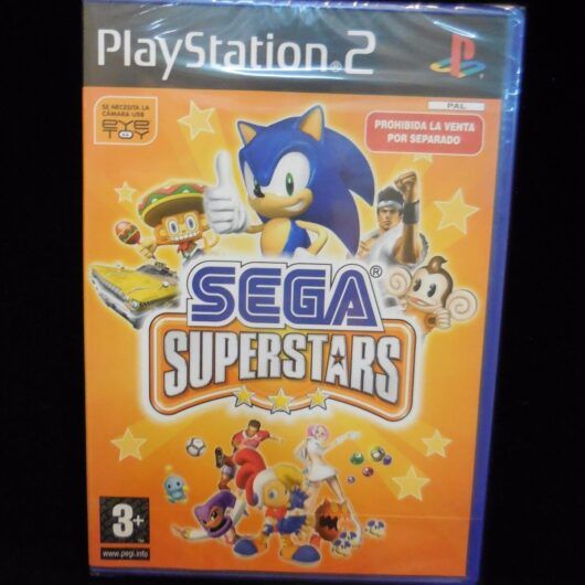 Sega Superstars  play2  pal nuevo,precintado(necesita camara no incluida)(28)
