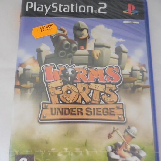 WORMS FORTS:UNDER SIEGE playstation 2 Nuevo y precintado