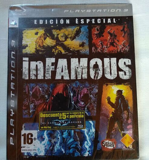 INFAMOUS edición especial  juego para PS3  Nuevo y precintado Pal(29)