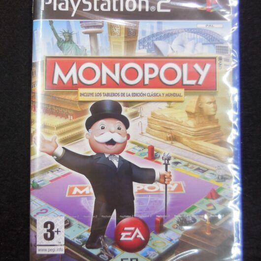 Monopoly tableros clasico y mundial nuevo y precintado playstation 2 PAL