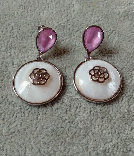 Pendientes mujer fantasía cierre de presión 2 colores Nuevos (106)