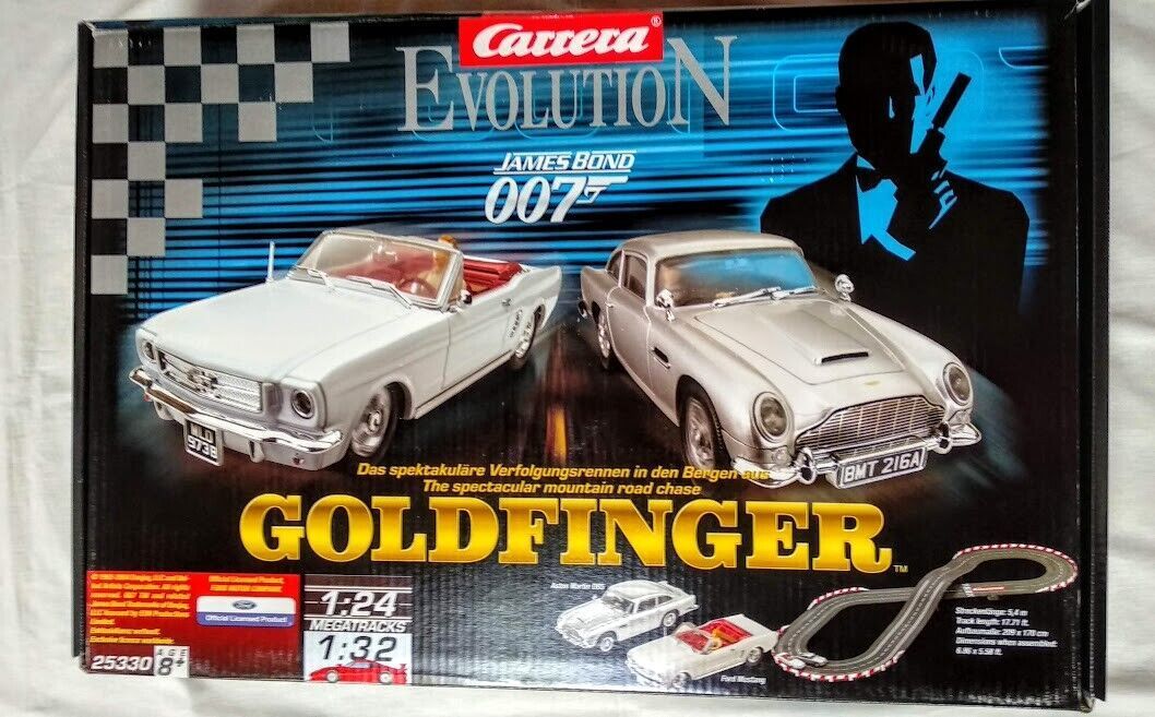 SCX Scalextric Circuito Carrera Evolution James 007 GolFinger Nuevo y Precintado