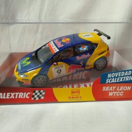 SCX Scalextric Seat Leon WTCC Ref 6209  1/32 Nuevo