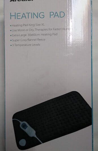 Almohadilla calefactora Arealer 3 niveles de temperatura 30x60 cm Nuevo (96)
