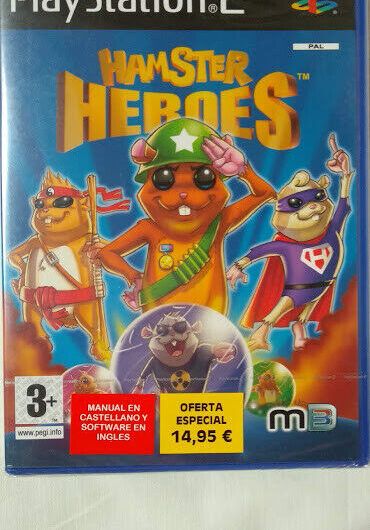 Hamster Heroes para playstation 2 Nuevo y precintado Pal
