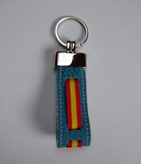 Llavero azul colores bandera de España  Nuevo (102)