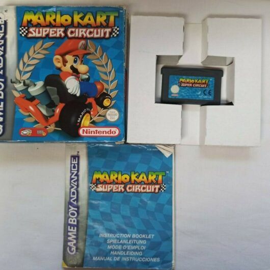 MARIO KART SUPER CIRCUIT EN BUEN ESTADO GB ADVANCE Pal ORIGINAL(156)