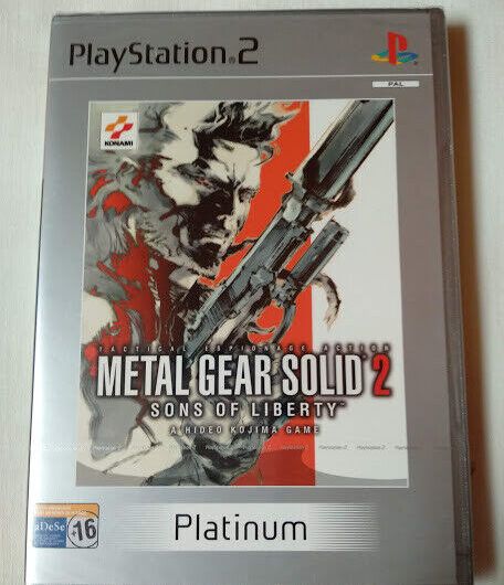METAL GEAR SOLID 2 SONS OF LIBERTY PLAYSTATION 2 NUEVO Y PRECINTADO PAL