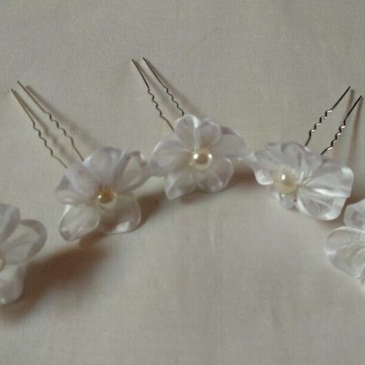Pack 5 Horquillas aderezo mujer niña ceremonia  perlas Nuevo
