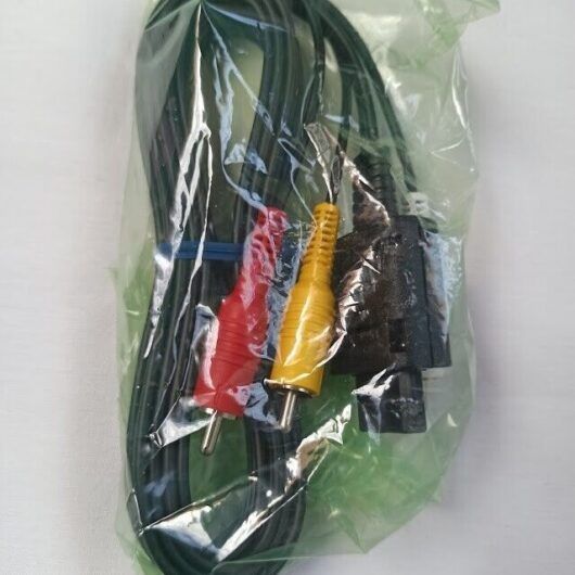 Cable AV TV  Video Audio para Game Cube Original Nuevo (153)