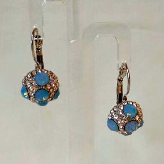 Pendientes bisuteria plateados mujer largos nuevos