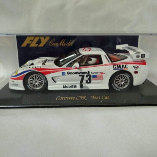 SCX  Corvette C5R  Test Car ref E121  Fly  1/32  Nuevo (94)