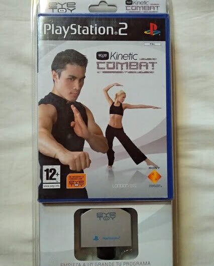 Eye Kinetic Combat  eyetoy para playstation2 Pal Nuevo y Precintado con cámara.