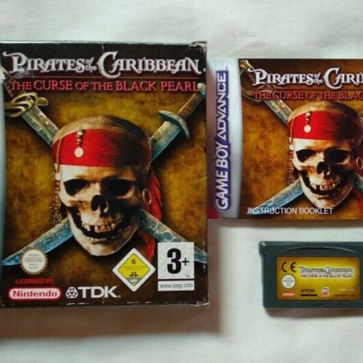 Pirates of the Caribbean The Curse of the Black Pearl Game Boy Advance Ocasion