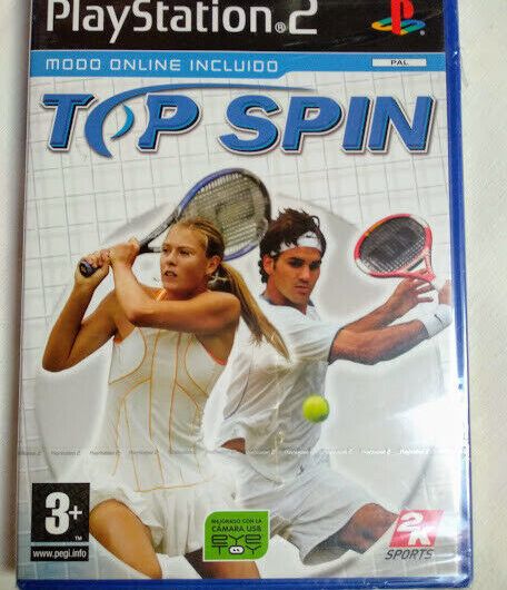 Top Spin para playstation 2 Nuevo y precintado Pal